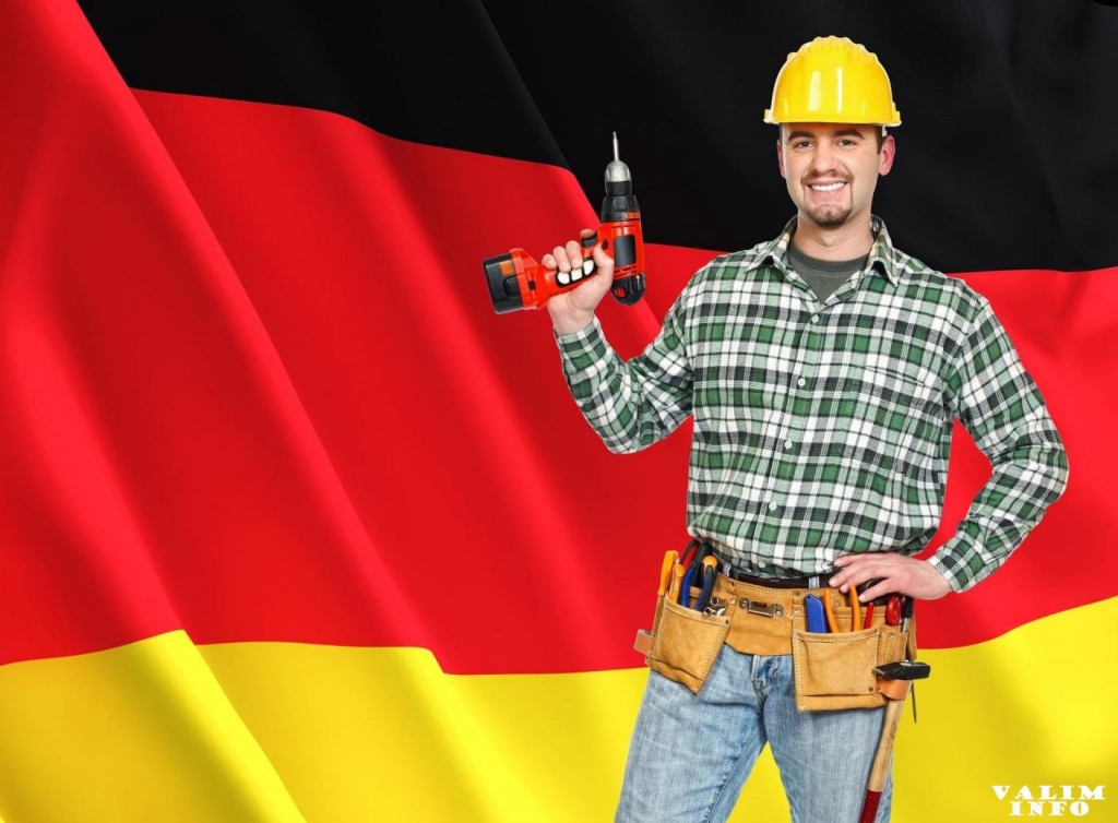 Рабочий в Германии
